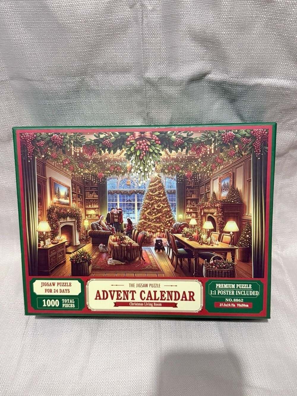 Christmas Living Room Jigsaw Puzzle Advent Calendar NO.8862